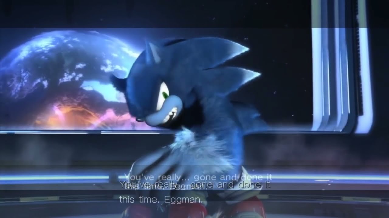 i put the wii version of sonic unleashed's opening on top of the hd one