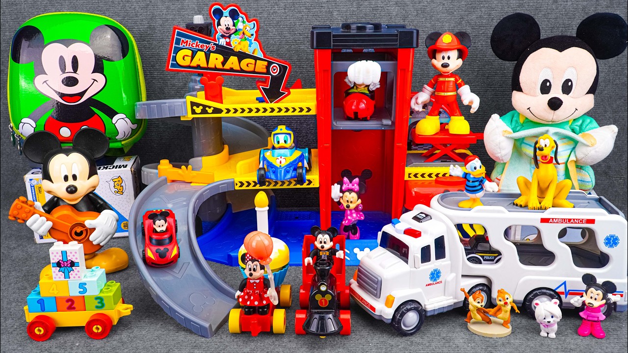 Satisfying with Unboxing Disney Junior Mickey Mouse White Truck Playset | Review Toys ASMR