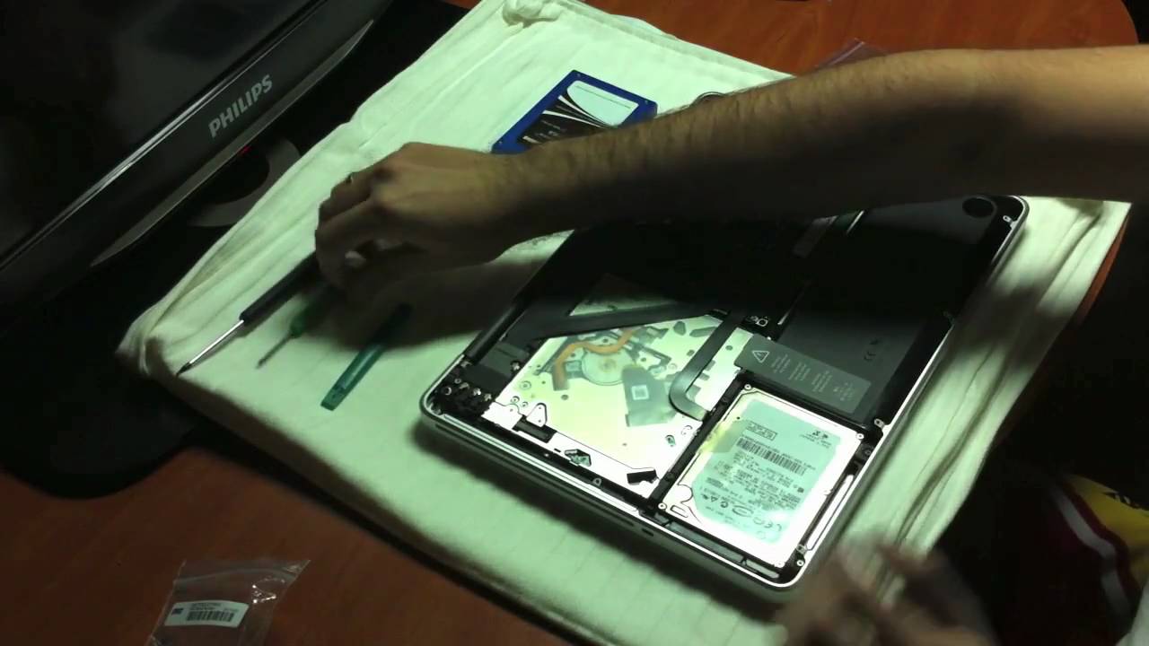 Reemplazo Superdrive por SSD en Macbook Pro 13-inch 2011