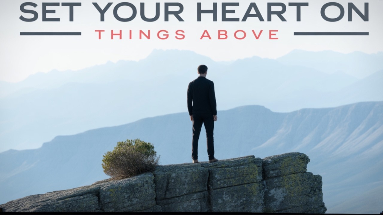 SET YOUR HEART ON THINGS ABOVE: FOCUS ON ETERNAL PURPOSE