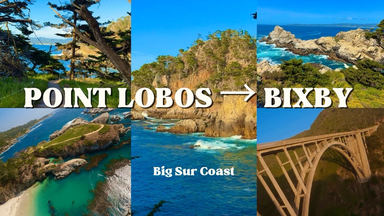 A Day in Point Lobos & Bixby Bridge (Drone Shots & Scenic Views)