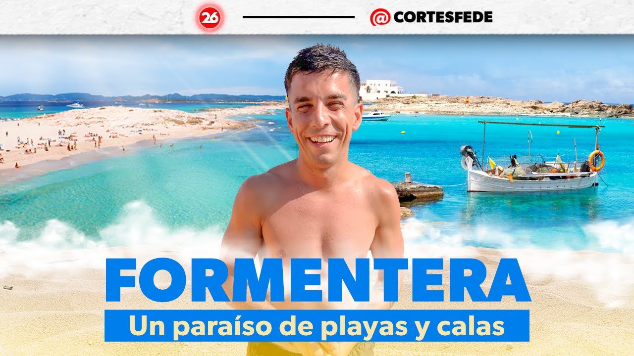 FORMENTERA en menos de 24 hs 🏝️ un paraíso de playas y calas en 4K