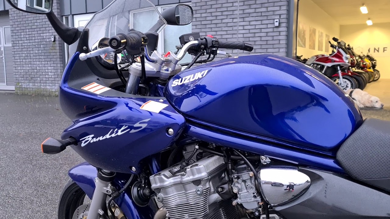 2000 Suzuki GSF 600 S Bandit cold engine start and walkaround