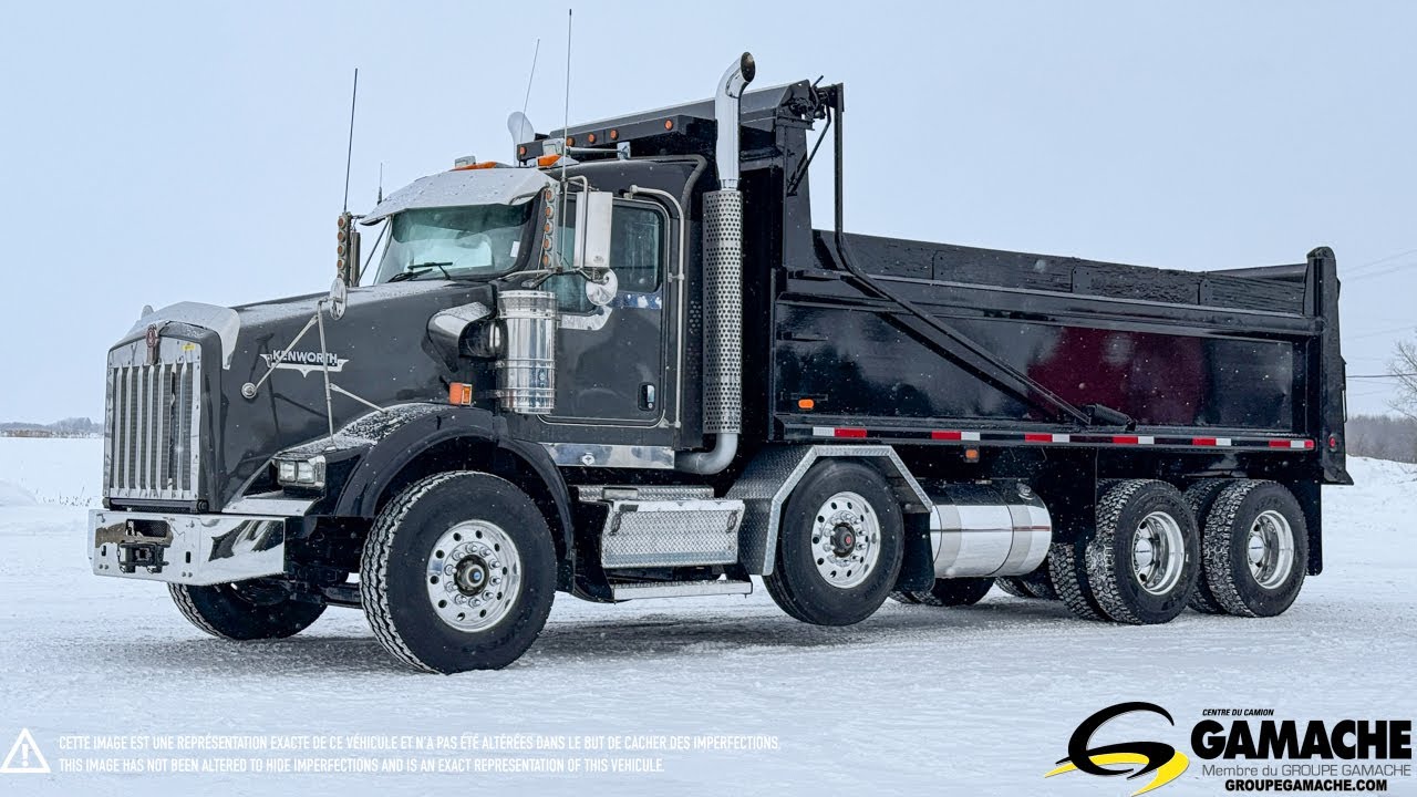 C-36914 2018 KENWORTH T800 BENNE BASCULANTE / CAMION DOMPEUR 12 ROUES