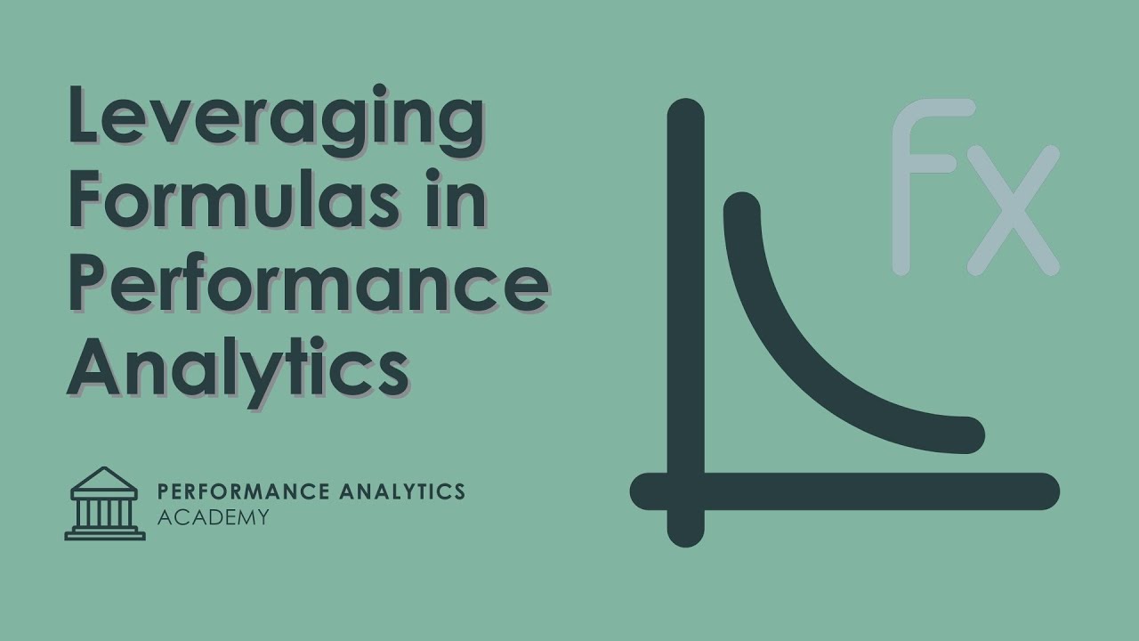 Leveraging Formula Indicators - Dec. 16, 2020 - Performance Analytics & Reporting Office Hours