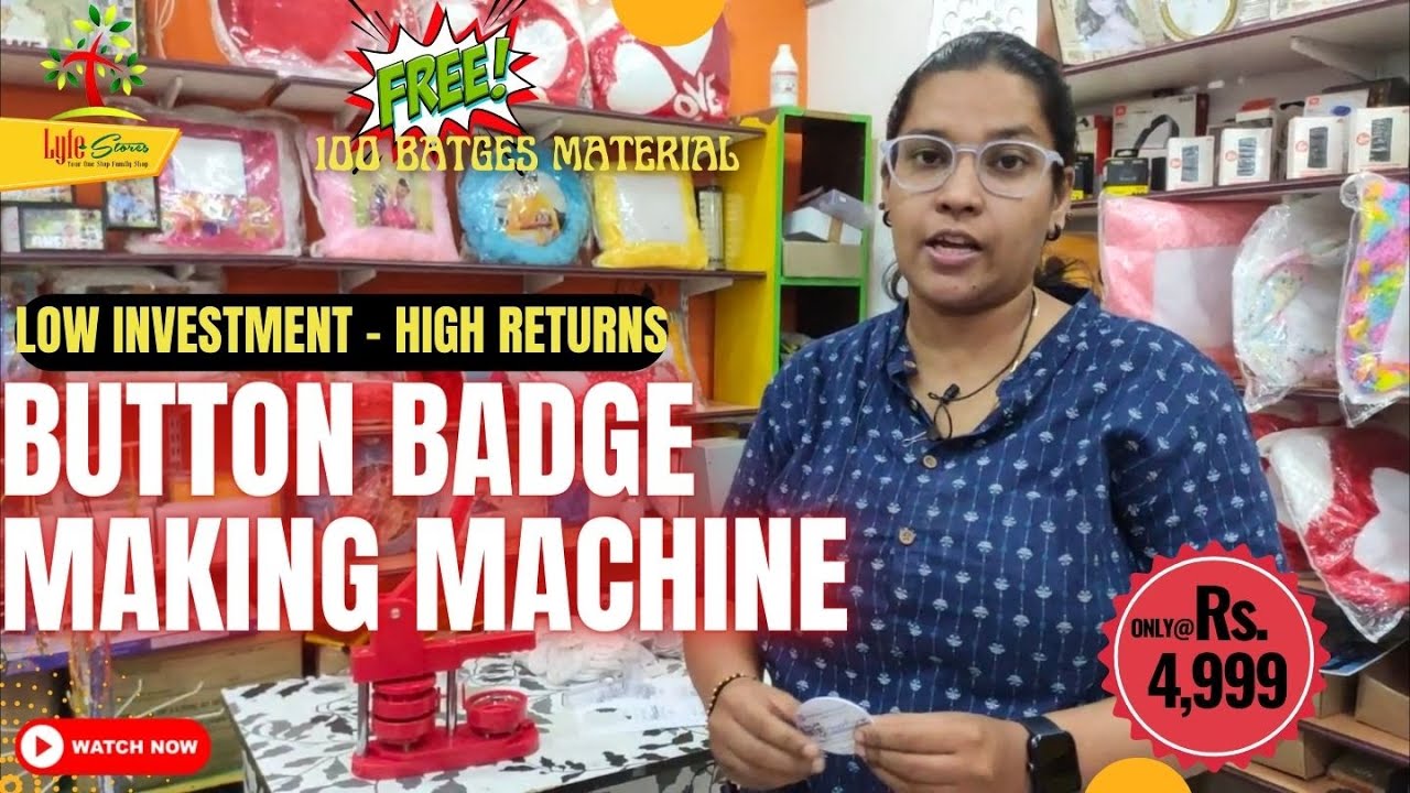 BUTTON BADGE MAKING MACHINE || ORDER NOW ONLY @RS.7499
