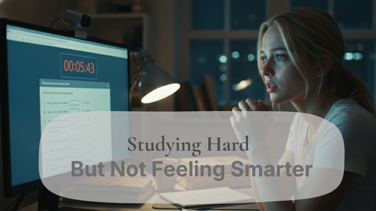 Studying Hard｜But Not Feeling Smarter