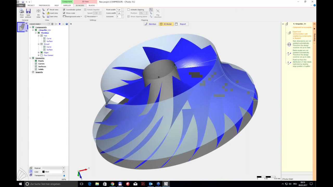 Webinar 20 CFturbo+TCFD - Centrifugal Compressor Design & Analysis, May 9, 2017
