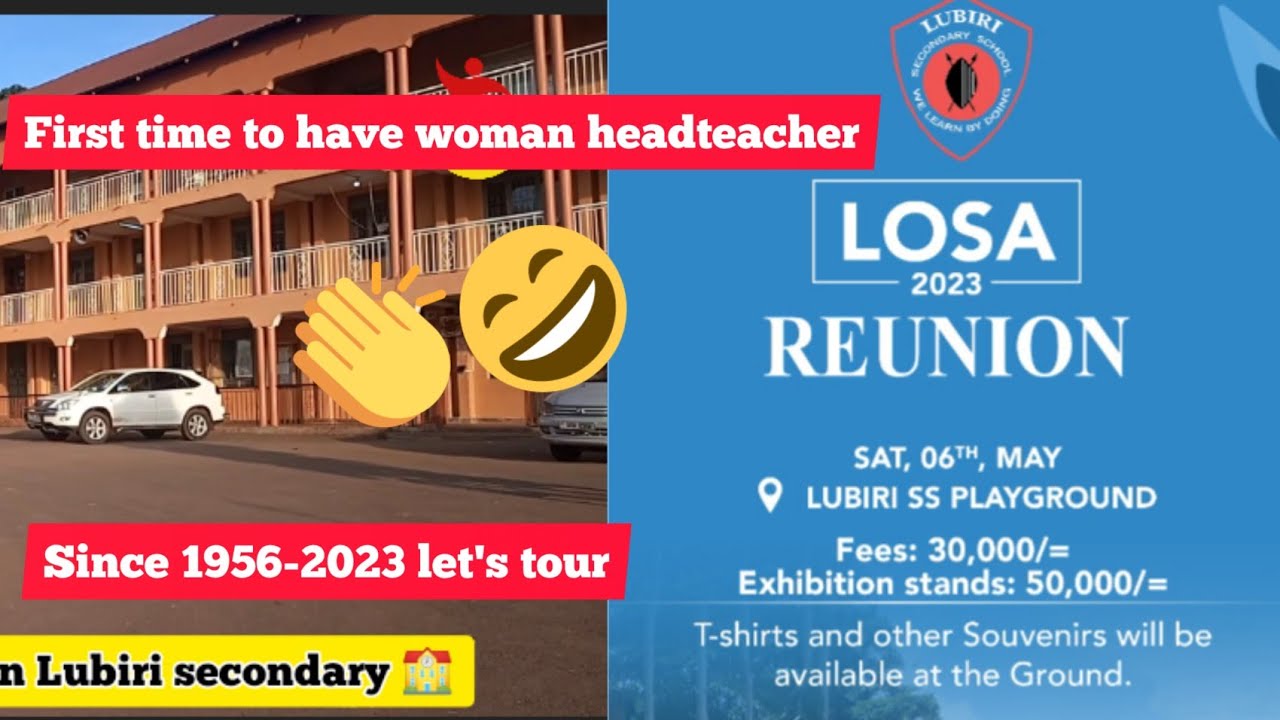 #tour  #lubiri s.s since 1956-2023 they have never had a woman headteacher congs this time round.