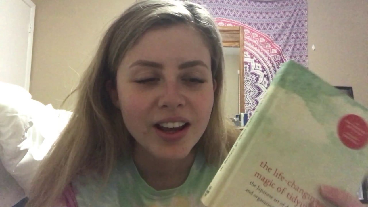 My FIRST Asmr Video! | Tapping, whispering and rambles | Life Changing Magic of Tidying Up Book