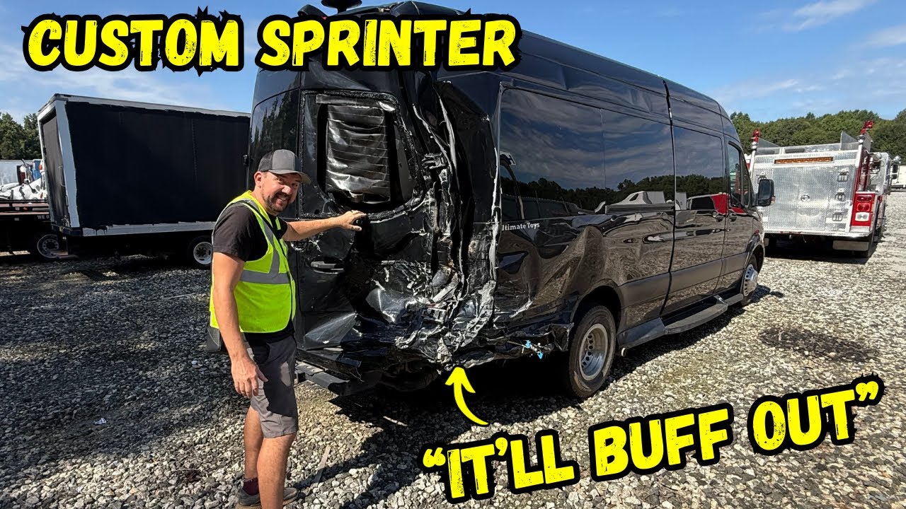 Custom Mercedes Sprinter, Flooded F450 & a 1997 Bus ll Copart Heavy Edition
