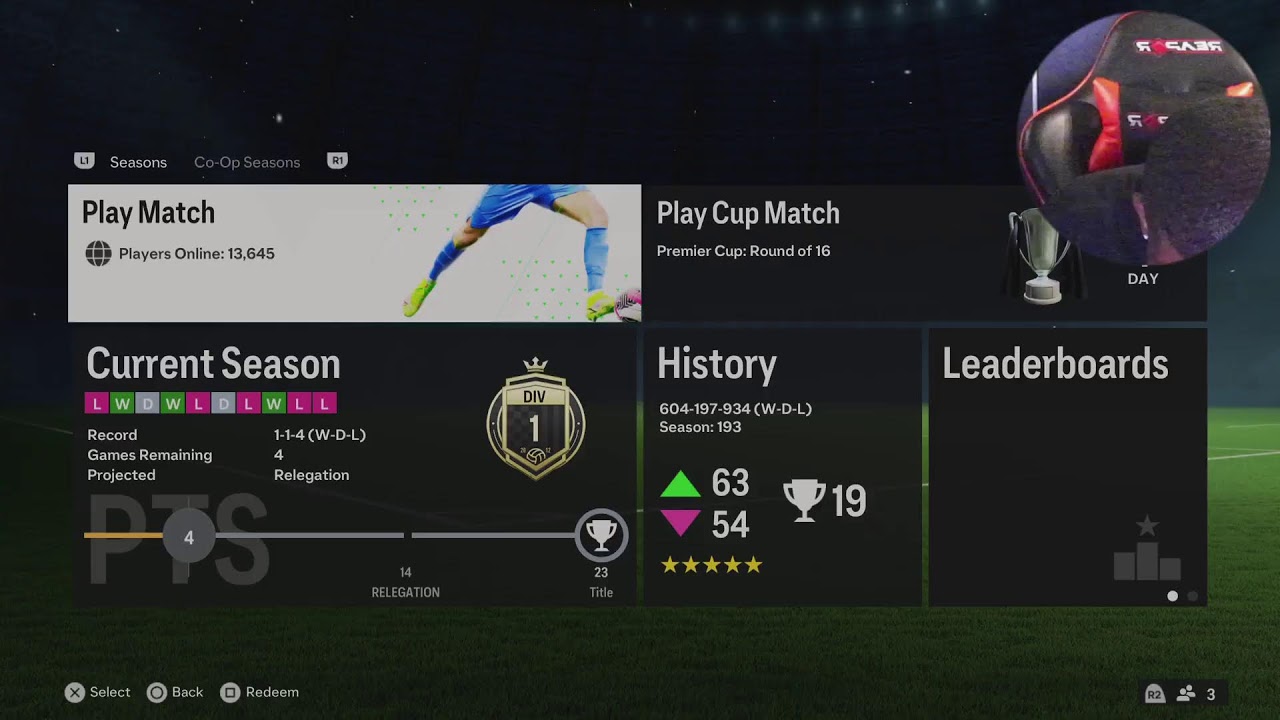 FiFa seasons game play 🥅💯⚽🥉