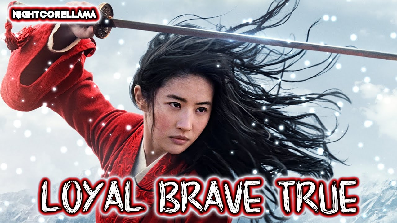 Christina Aguilera - Loyal Brave True (Lyrics) | Nightcore LLama Reshape