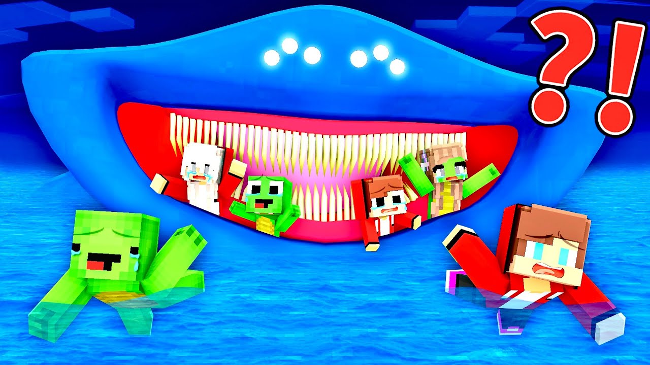 Mikey and JJ Families Escape From SCARY EL GRAN MAJA in Minecraft Maizen !