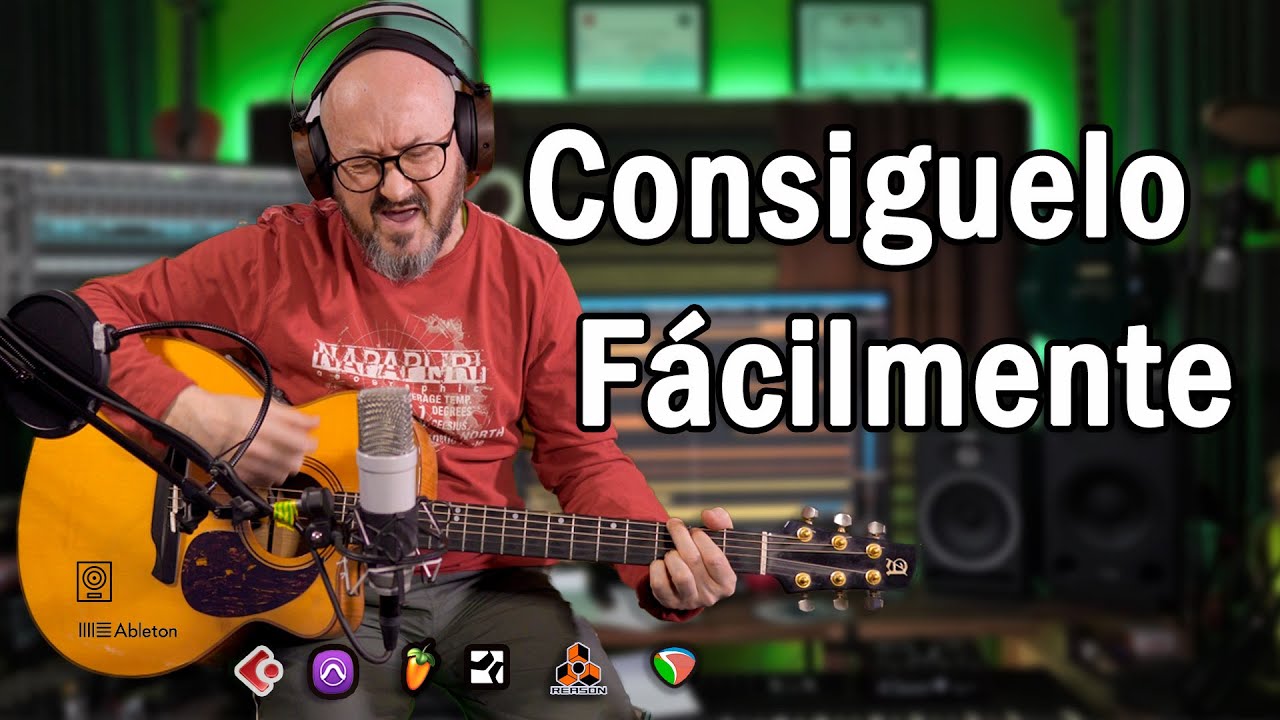 Como GRABAR Guitarras ACUSTICAS a partir de Claqueta y COMPOSICION con VOZ