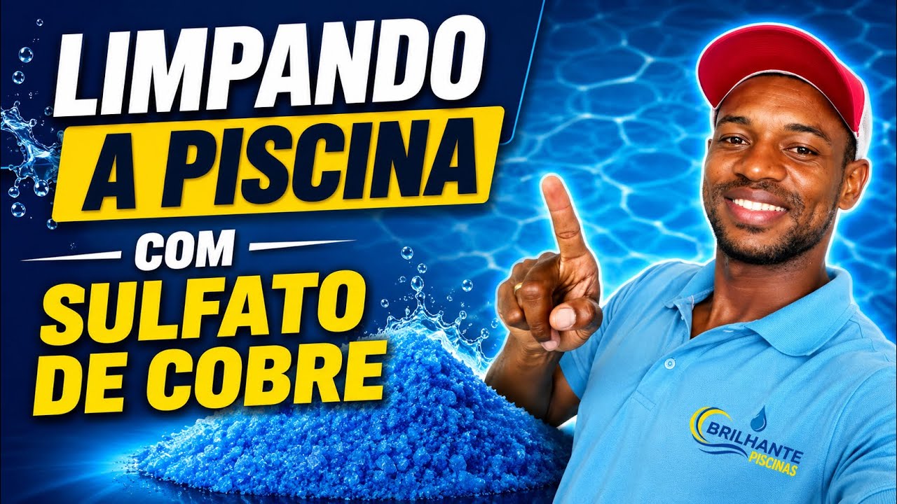 Limpando  Piscina Verde com Sulfato de Cobre [ Veja o Passo a passo]