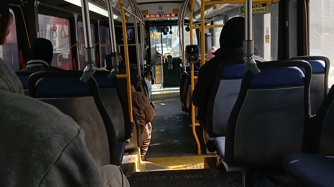 WMATA 2019 XN40 3218 on C13[Snow detour to Southern Avenue Station]. #wmata 