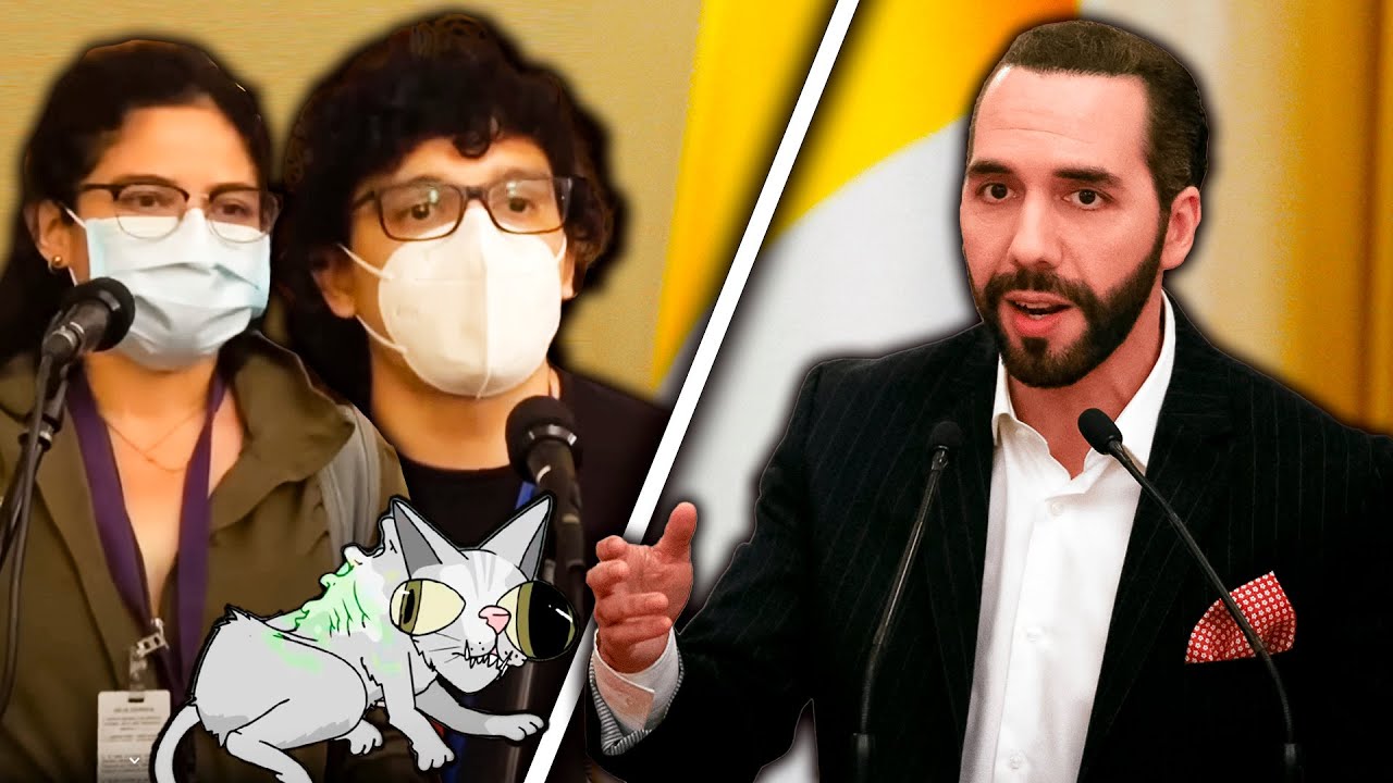 BUKELE SORPRENDIDO CON PERIODISTA DE UN MEDIO FANTASMA 👻