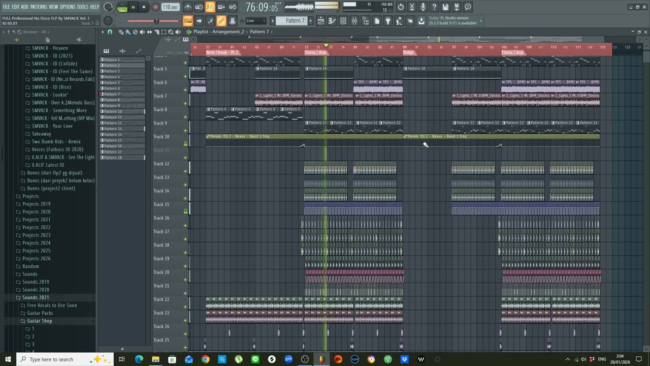 FULL Professional Nu Disco / City Pop FLP By SMVACK Vol. 1 (Dua Lipa, Sabrina Carpenter style)