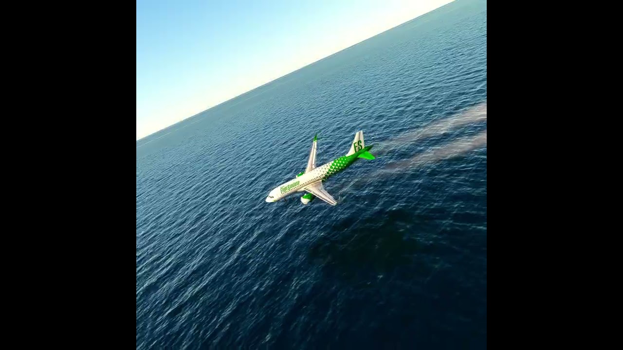 when the plane was about to hit a ship . game