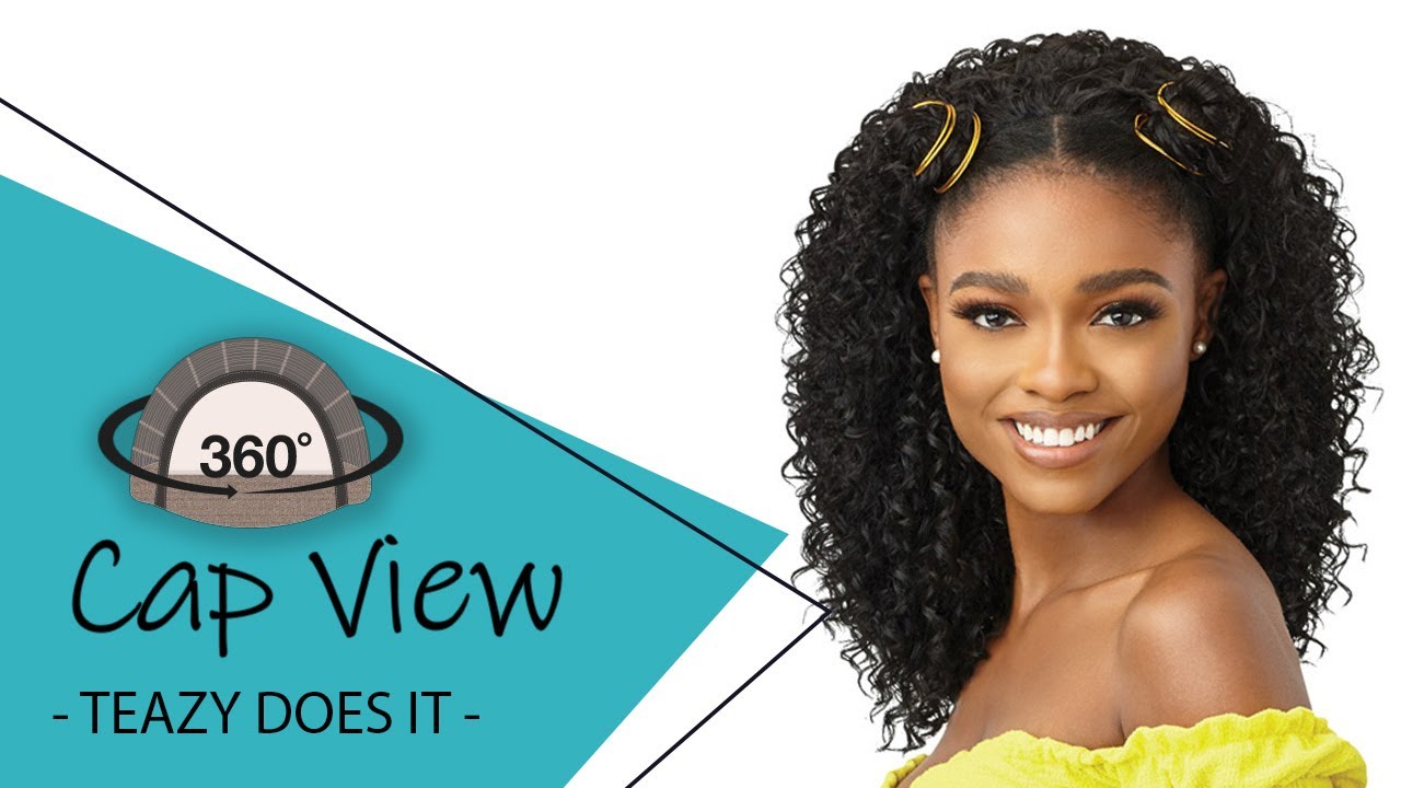 [Cap View]  Outre Synthetic Converti Cap Wig - TEAZY DOES IT