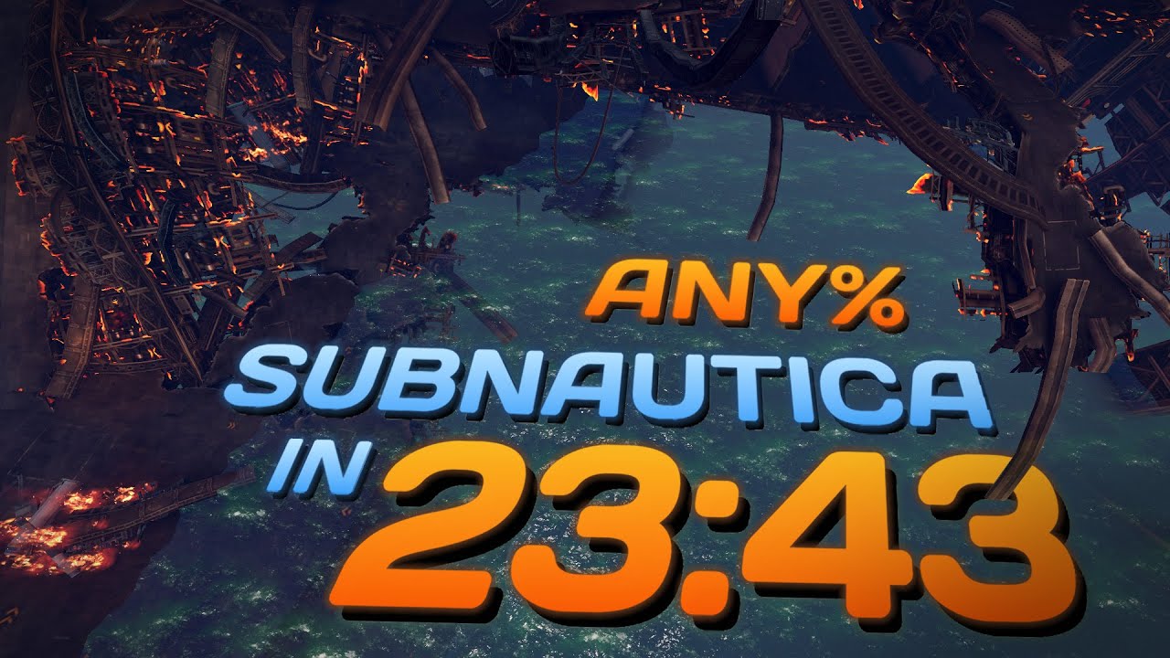[World Record] Subnautica Any% Speedrun - 23m43s RTA (BetterRNG Mod)