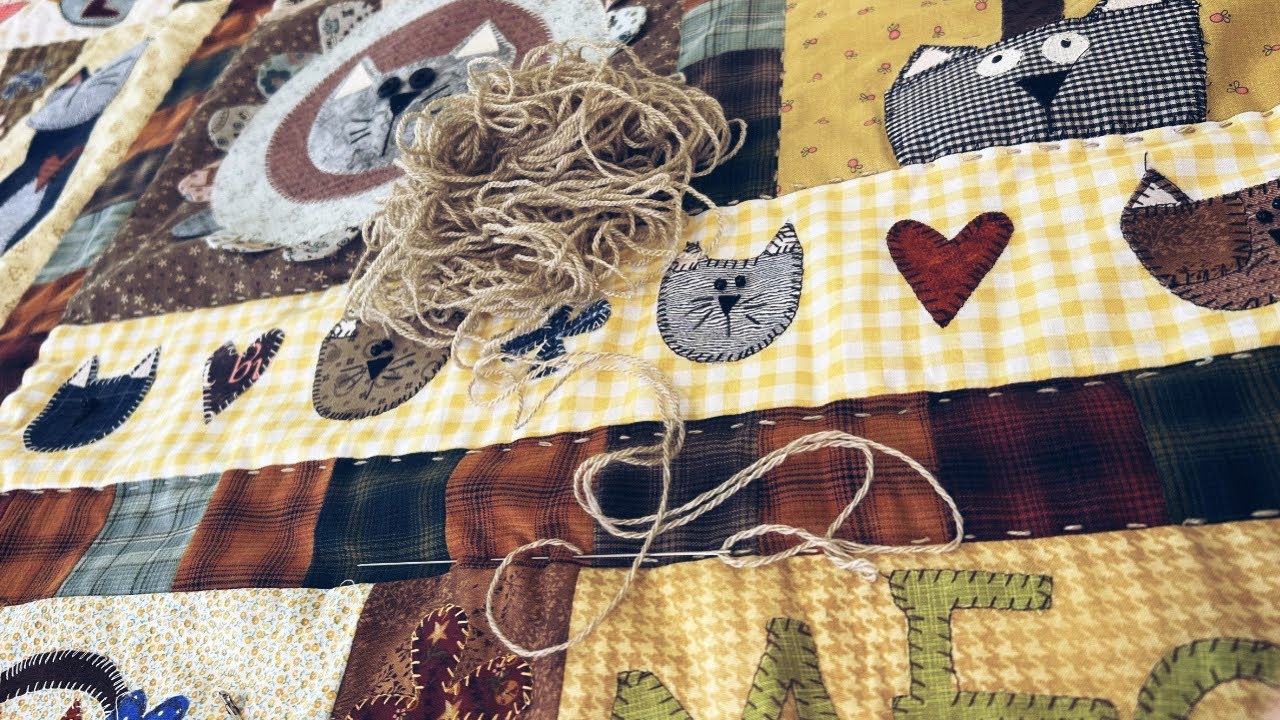 Patchwork Encantado: Acolchando con Estambre en un Proyecto Rápido y Hermoso