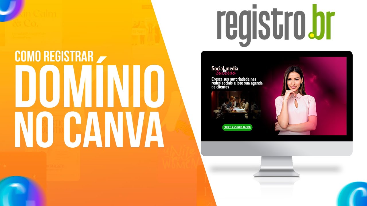 Como registrar seu próprio domínio de site com o Canva: Passo a Passo