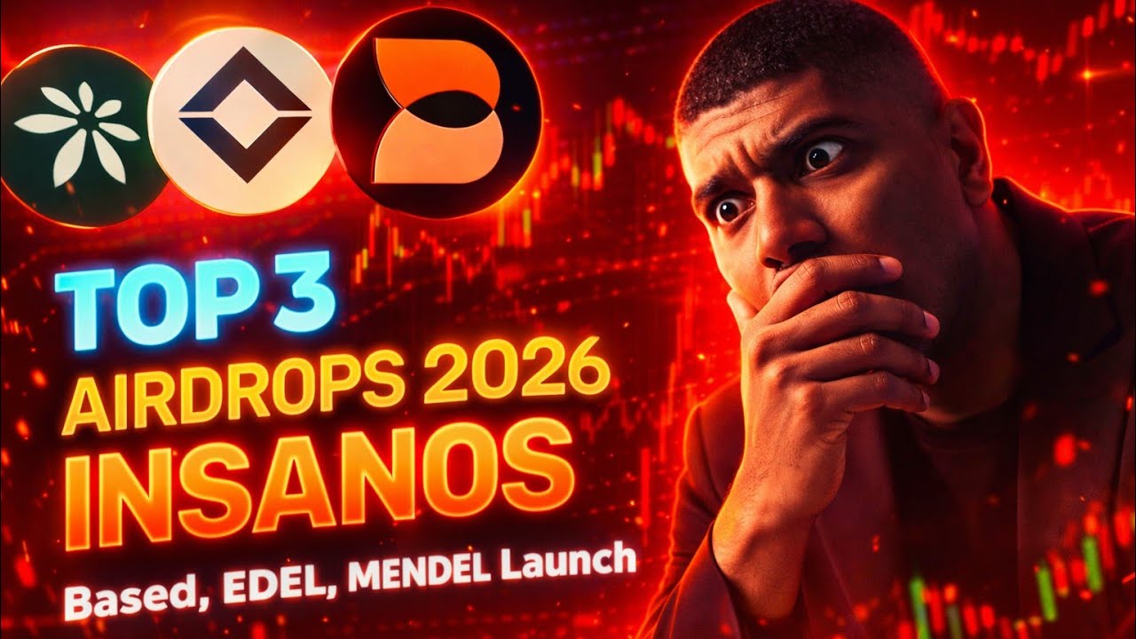 Top 3 Airdrops 2026 INSANOS: Based, $MENDEL Launch + EDEL SPIN (Farm AGORA)