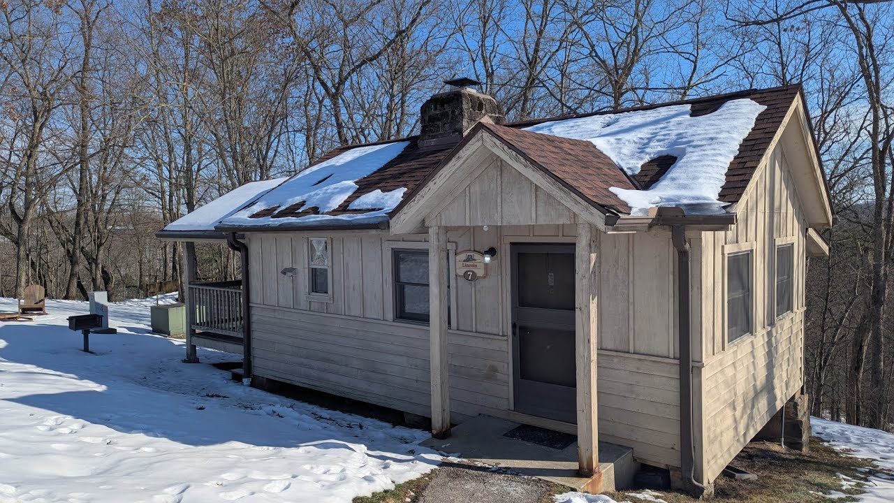 Lake Hope State Park:  Cottage - Dining Lodge - Haunted Moonville Railroad Tunnel 