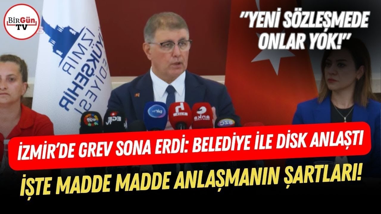 İzmir'de belediye ile DİSK anlaştı! Cemil Tugay'dan flaş açıklama "Yeni sözleşmede onlar yok!"