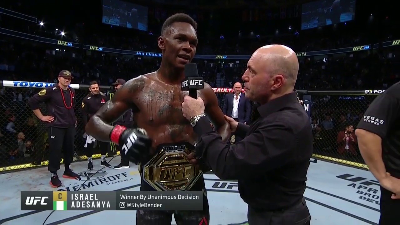 UFC 248: Адесанья vs Ромеро - Слова после боя