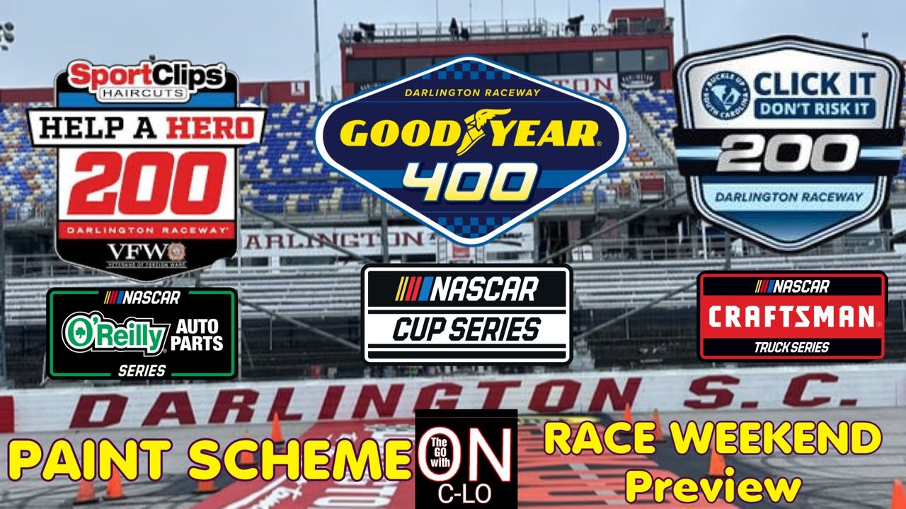 NASCAR Darlington Paint Scheme & Race Weekend Preview. Point Standings. Betting odds. My Picks. 