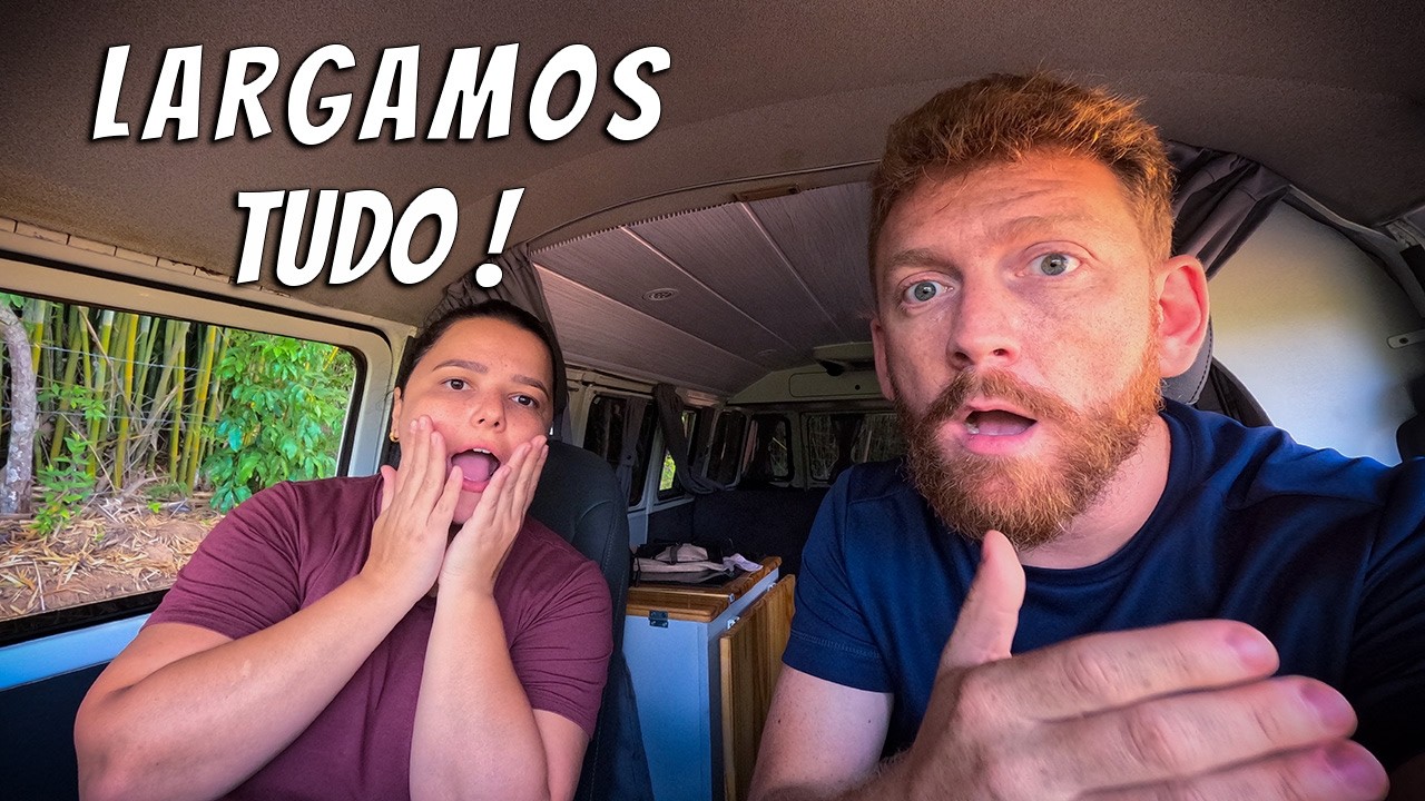 LARGAMOS TUDO para VIVER DENTRO de uma KOMBI