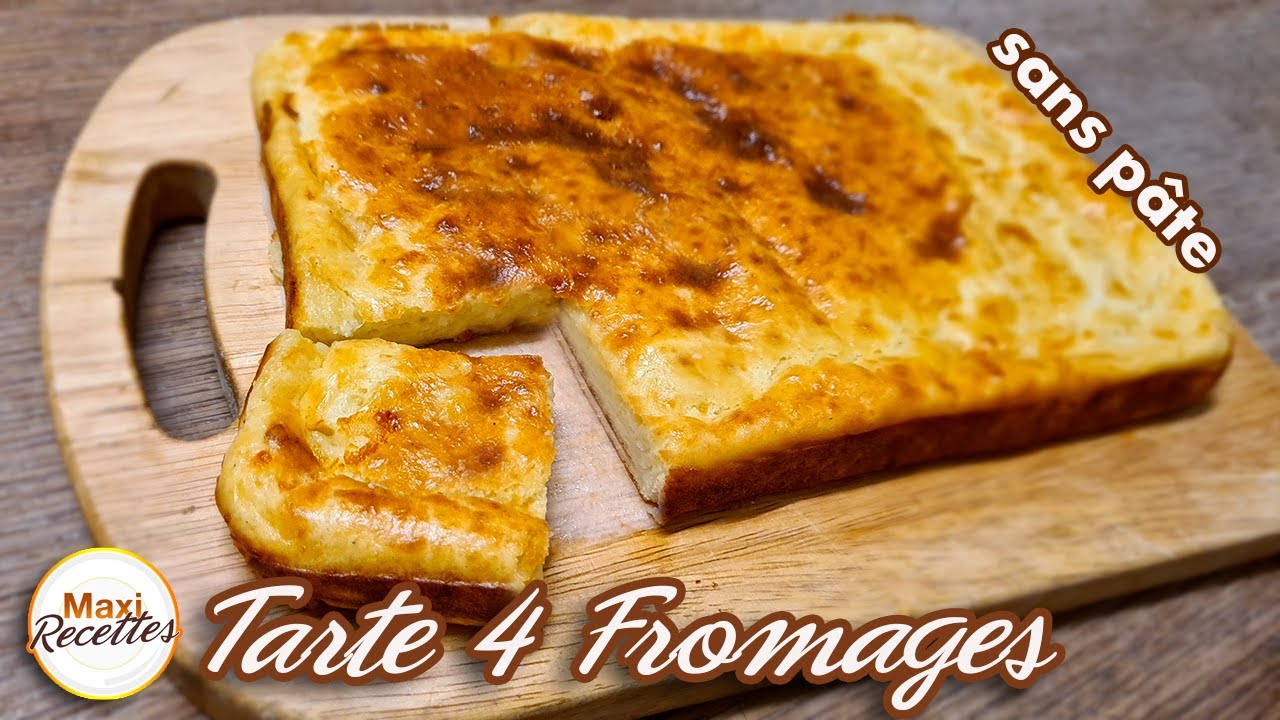 Tarte aux 4 Fromages sans Pâte Recette Facile et Rapide