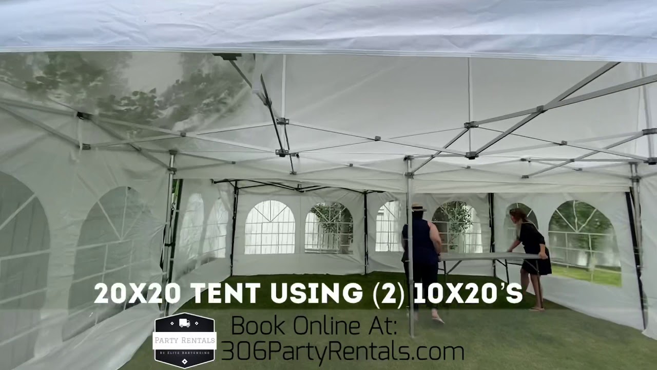 20x20 Popup Tent With Walls ($385.00)
