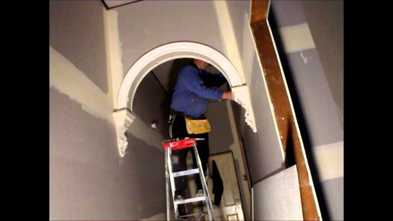 Plastering Making a Victorian Archway - Corbels & Surrounds ~ Hawthorn Plaster Repairs