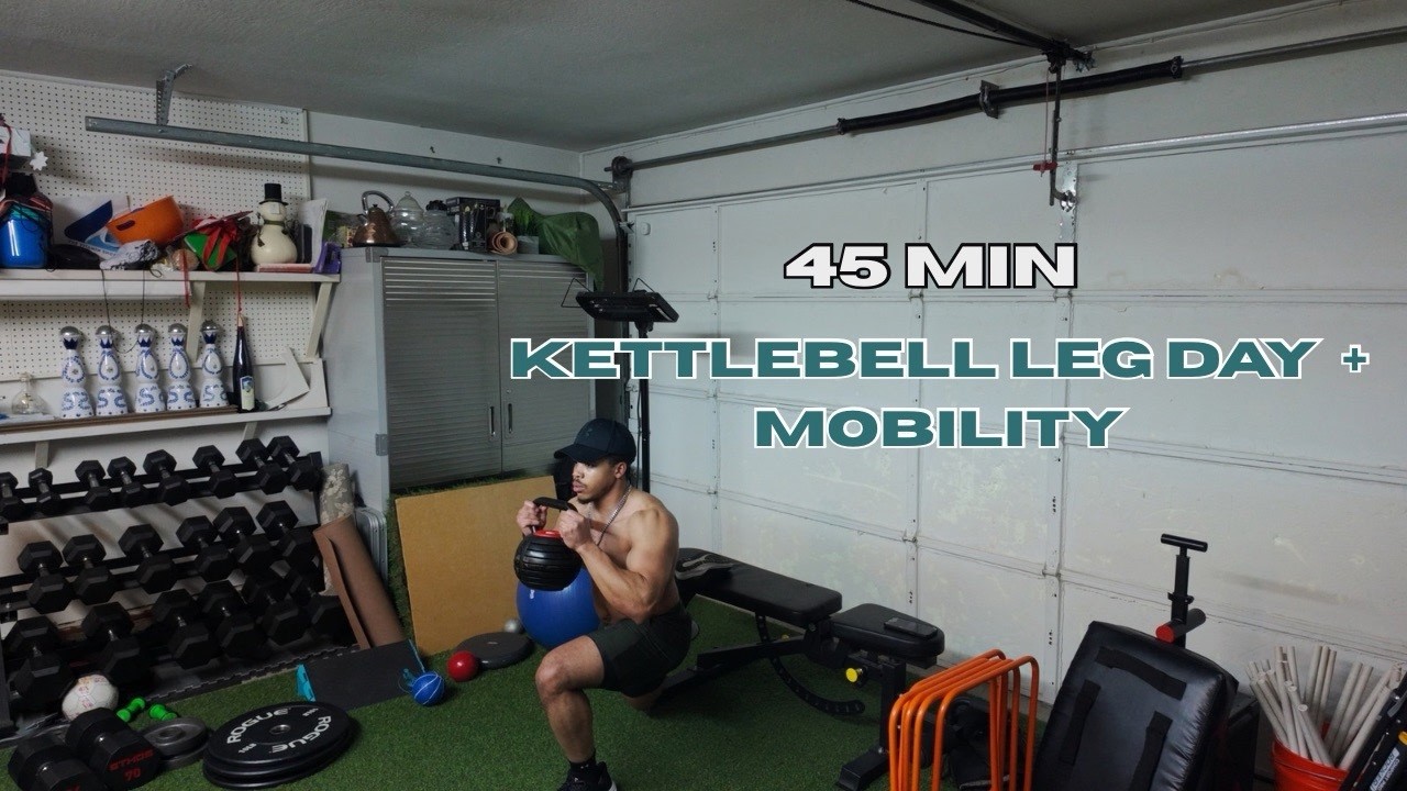 Kettlebell Leg + Mobility Workout | Full Routine