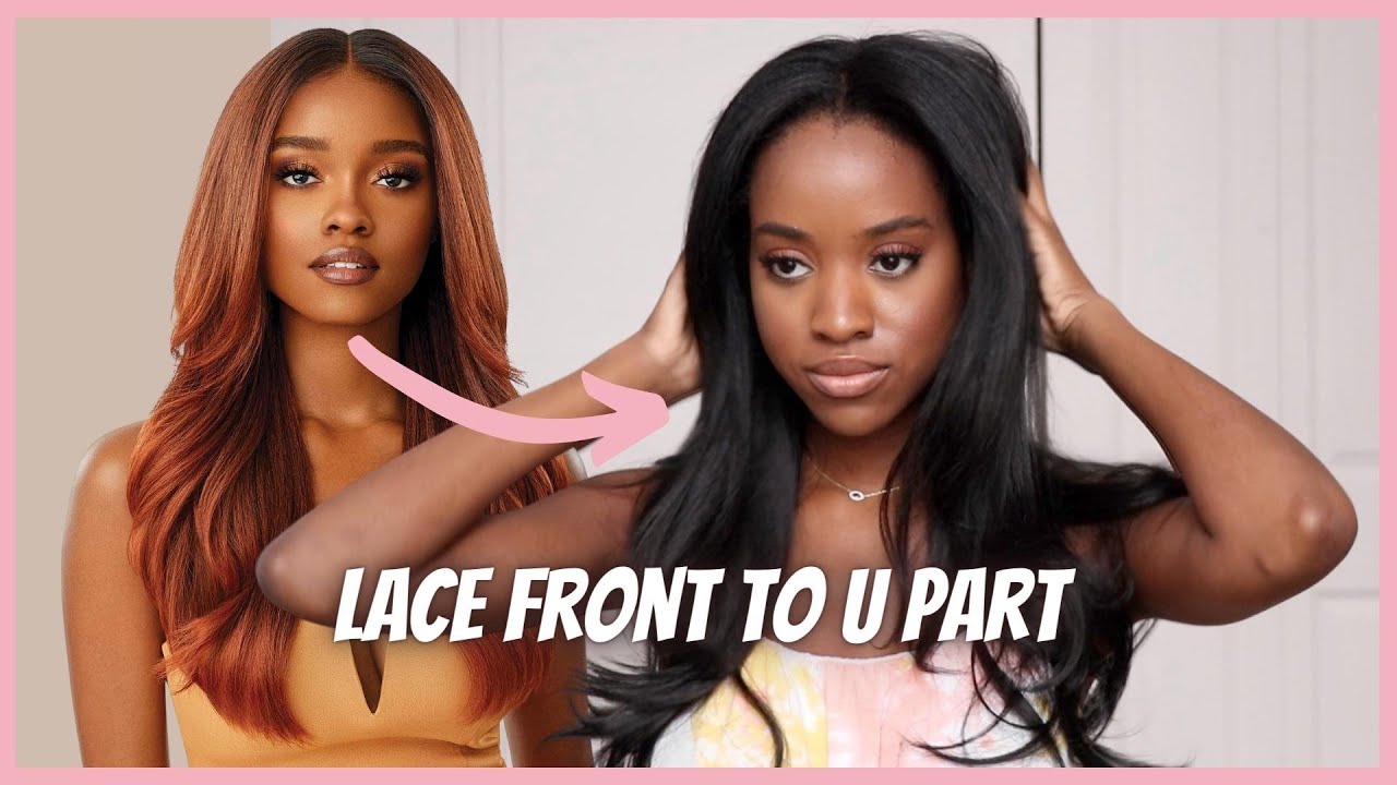 How To DIY U Part From Lace Front Wig Tutorial