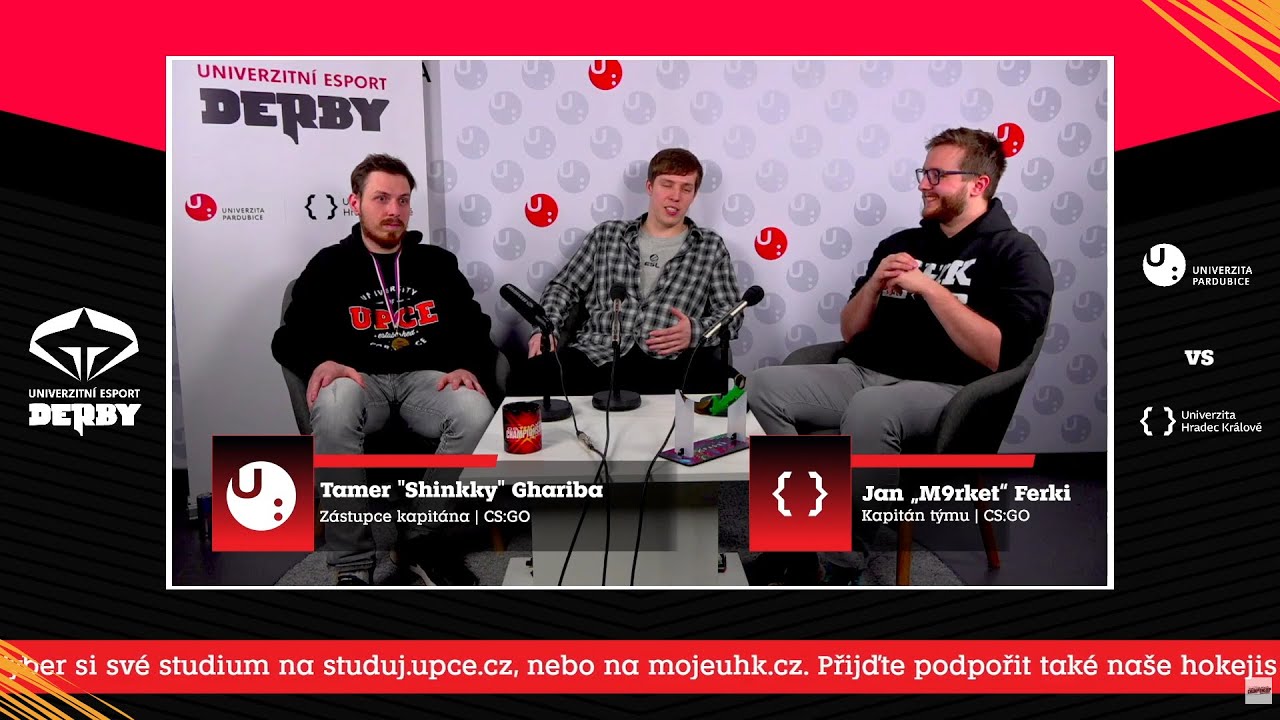 UNIVERZITN&Iacute; DERBY - UPCE vs UHK 2023 | Rozhovor s kapit&aacute;ny po z&aacute;pase - CS:GO