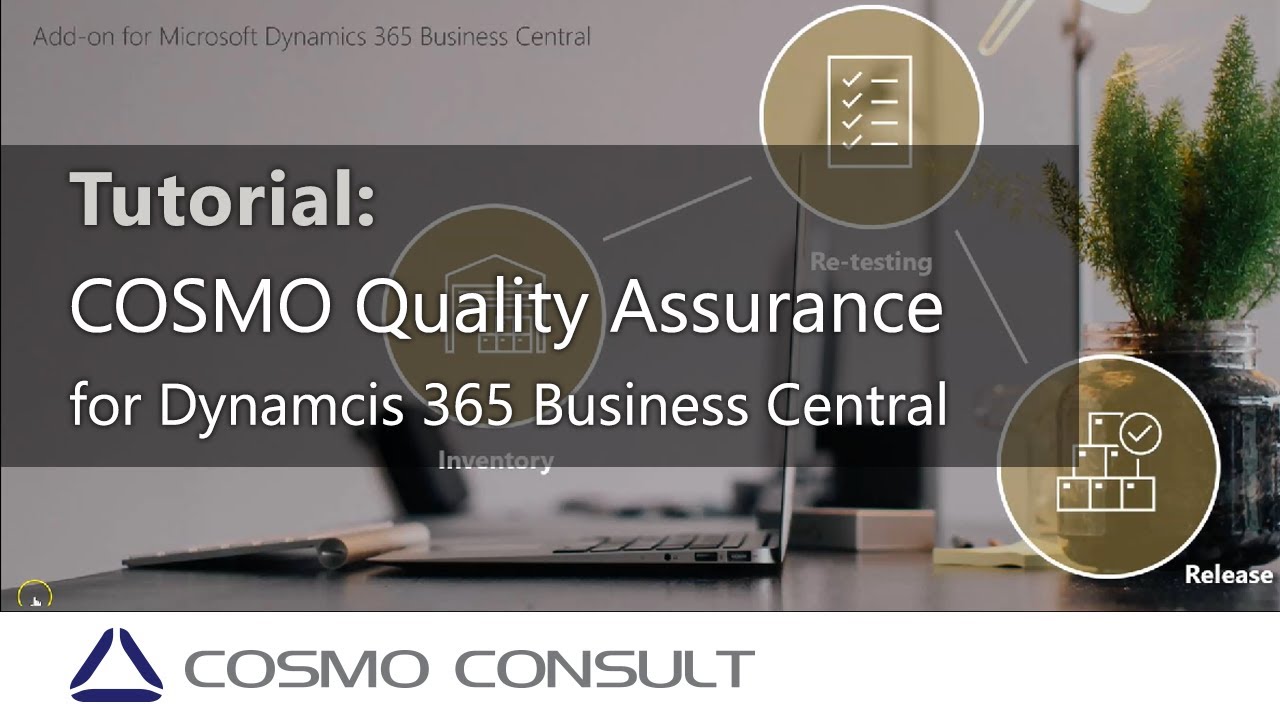 Tutorial: COSMO Quality Assurance - Inventory Inspection