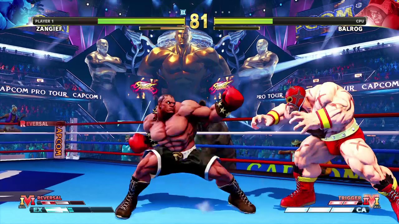 STREET FIGHTER V Zangief vs Balrog