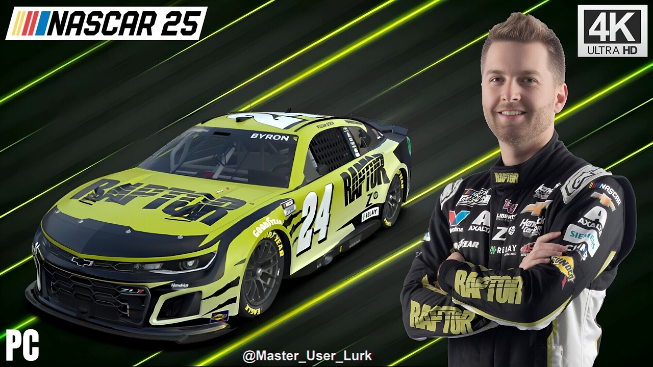 NASCAR 25 Quick Race William Byron (PC) (4K60FPS)