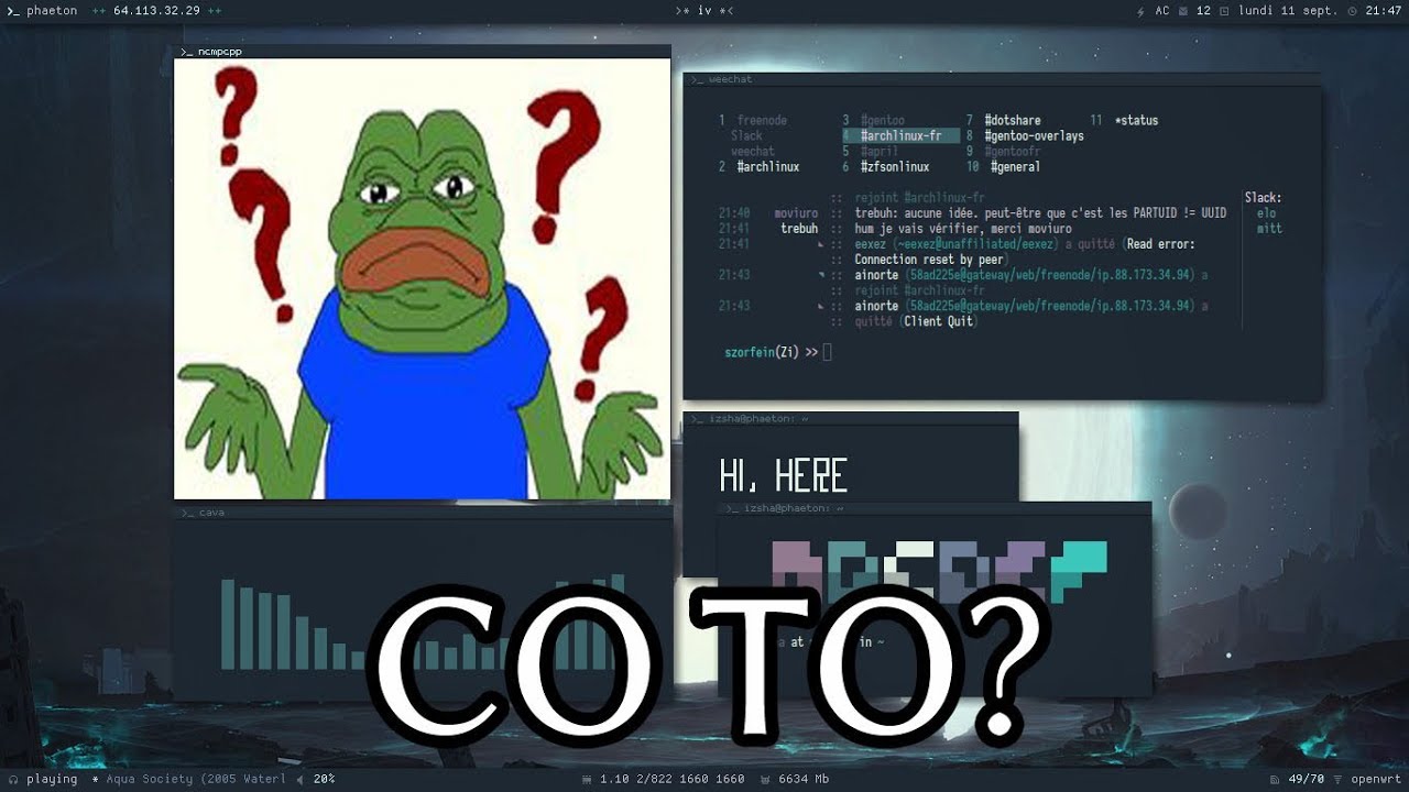Co to jest Tiling? i3 / i3-gaps / awesome / bspwm