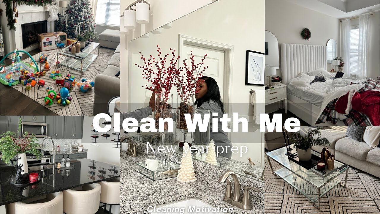 HOME RESET // AFTER CHRISTMAS CLEAN WITH ME // PREPARING FOR THE NEW YEAR