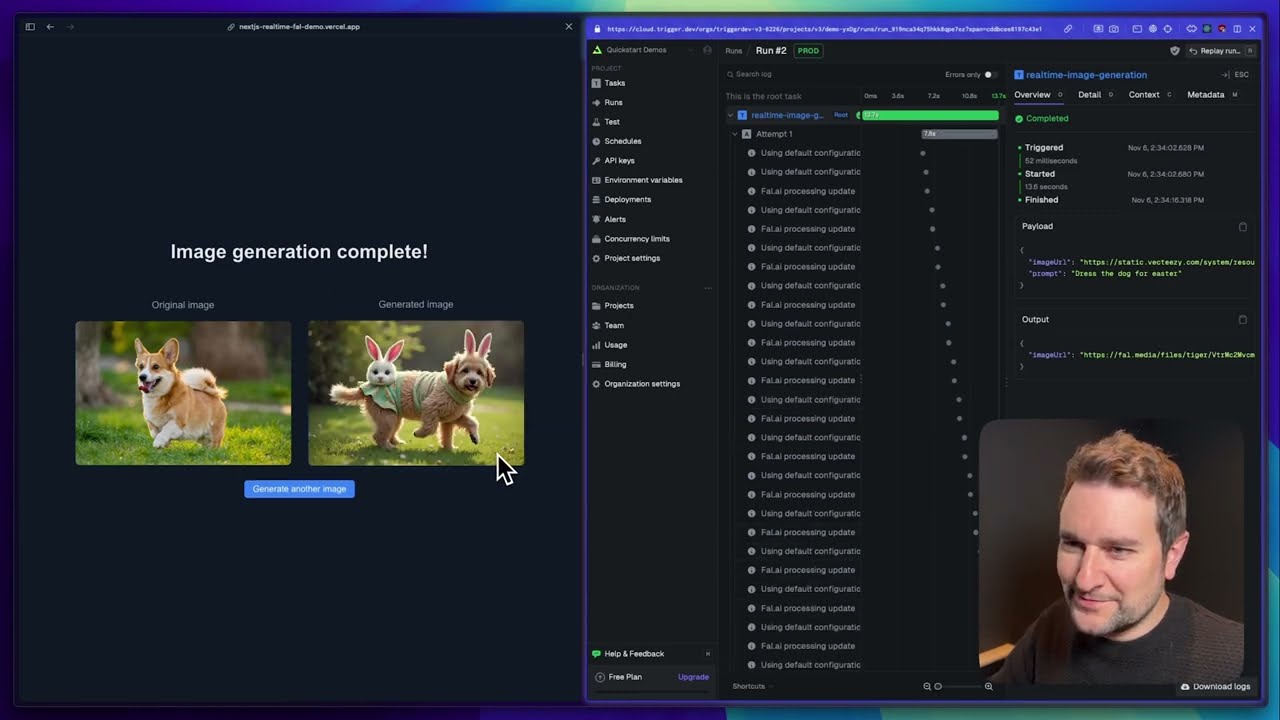Transform Photos with AI with Fal.ai & Trigger.dev