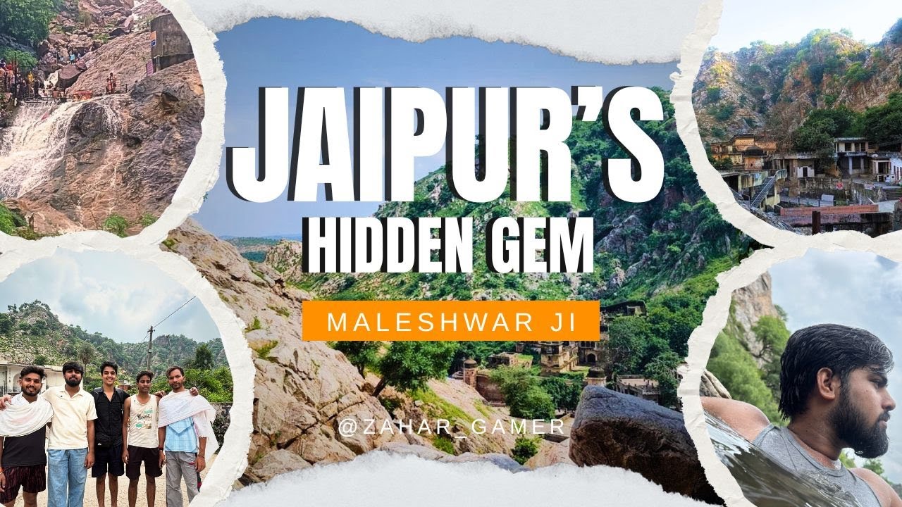 Jaipur’s Hidden Gem! Maleshwar Ji Waterfall: Nature & Spirituality 🌿