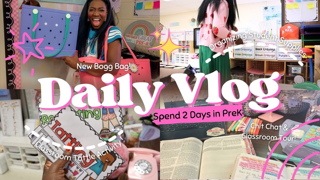 PREK TEACHER | DAILY VLOG | First Week With All 20 Kids, Classroom Updates, Circle Time & More!