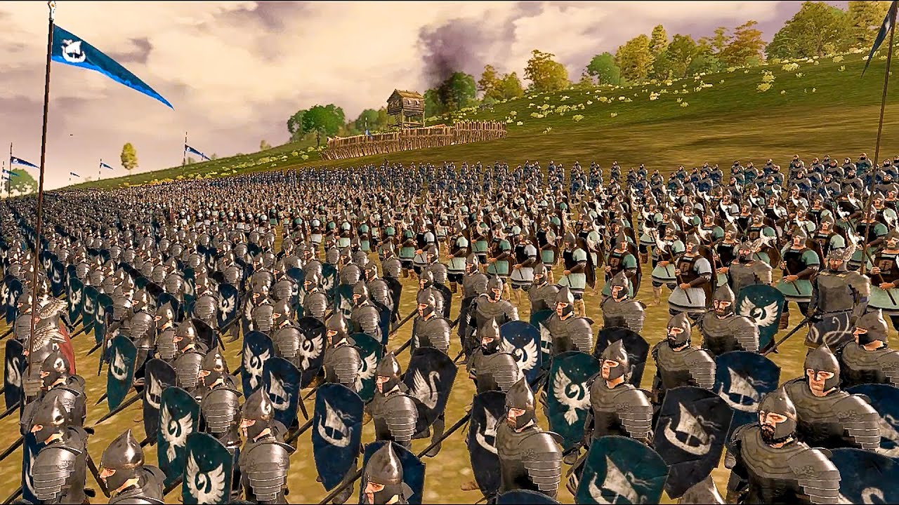Rise Of Mordor -  Dol Amroth Combat Against Lossarnach - LOTR  Cinematic Battle