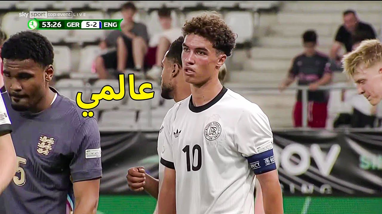 نوح دارويش، صاحب الأصل العراقي، يسجل هدف ويصنع آخر ضد إنجلترا في بطولة أوروبا تحت 19
